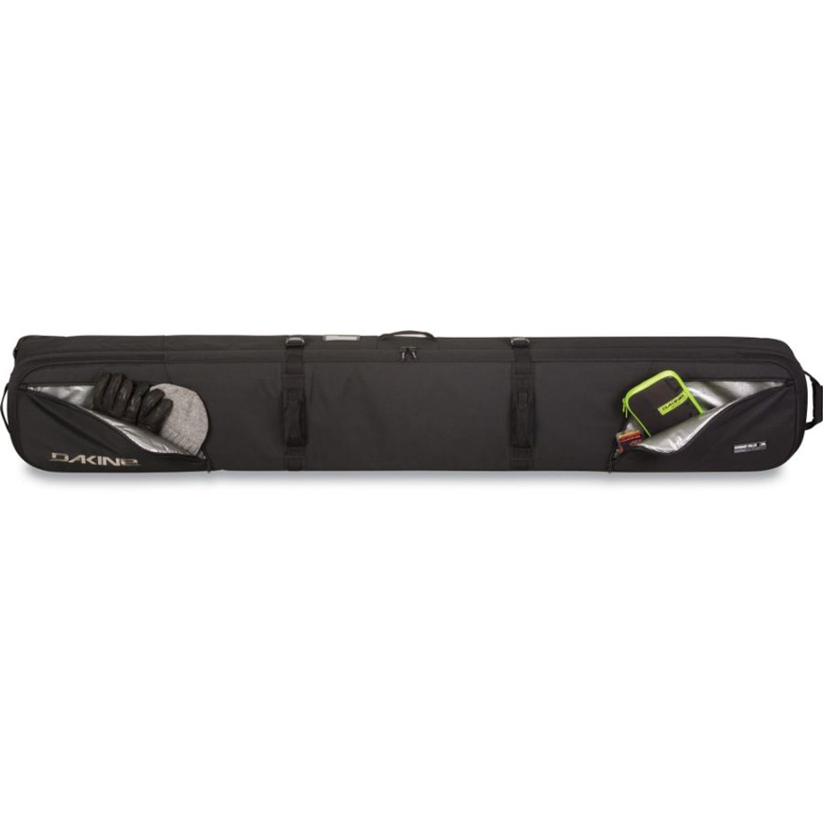 Dakine Boundary Ski Roller Bag, 185cm, sort