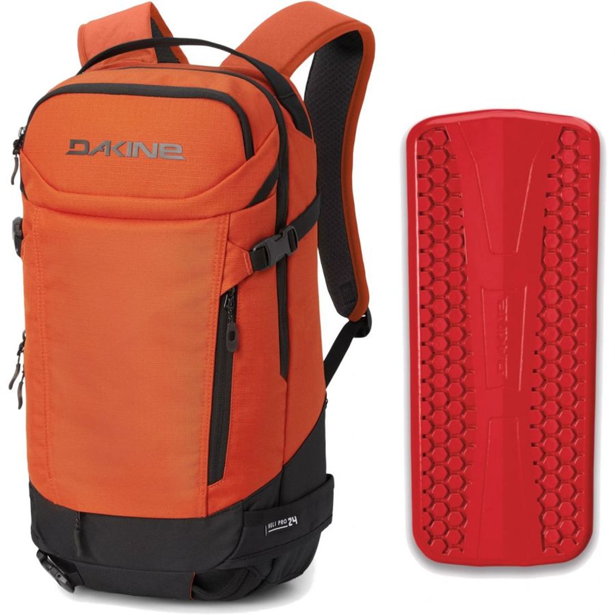 Dakine Heli Pro 24 + Impact Spine Protector, orange