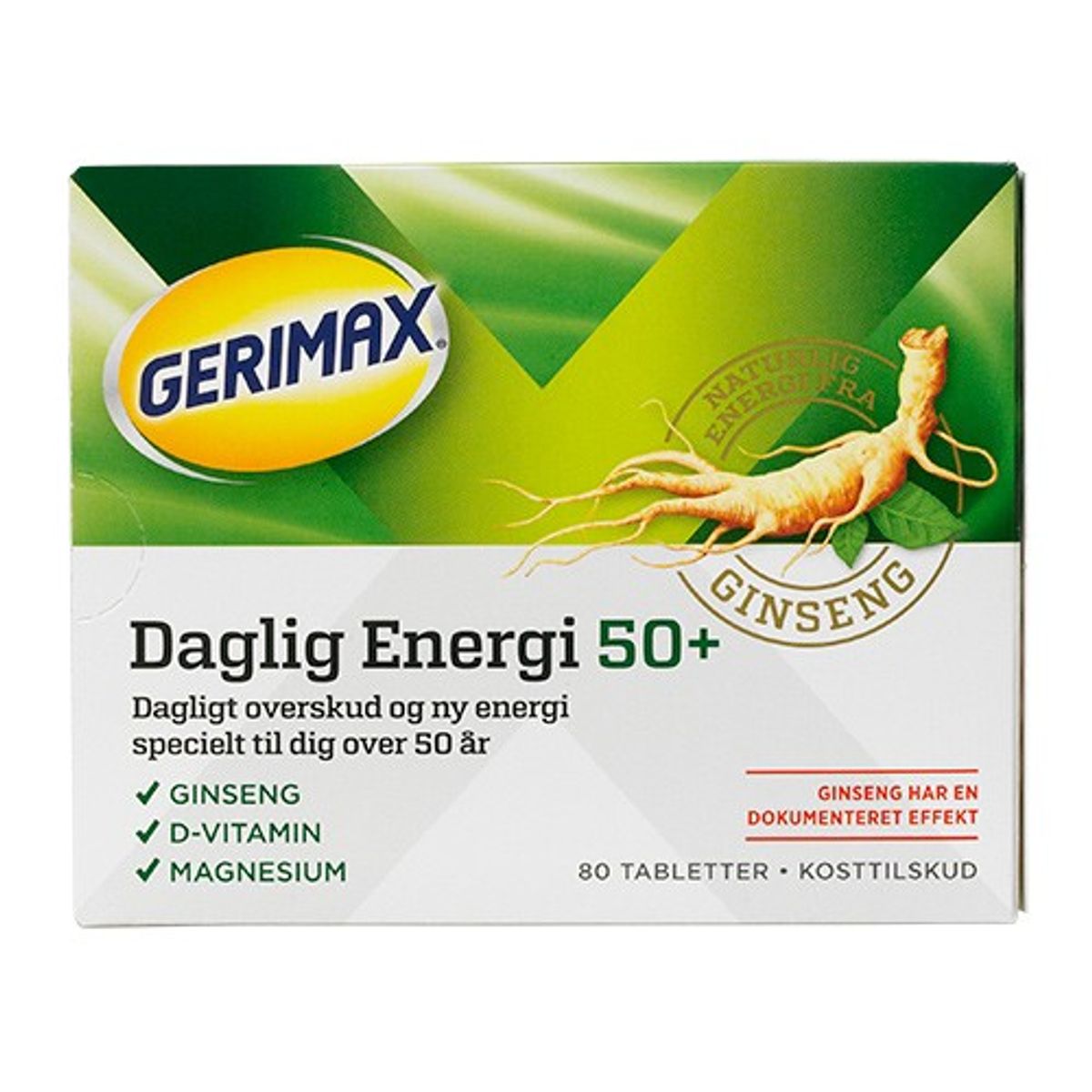 Dalig Energi 50+ - 80 tabletter - Gerimax