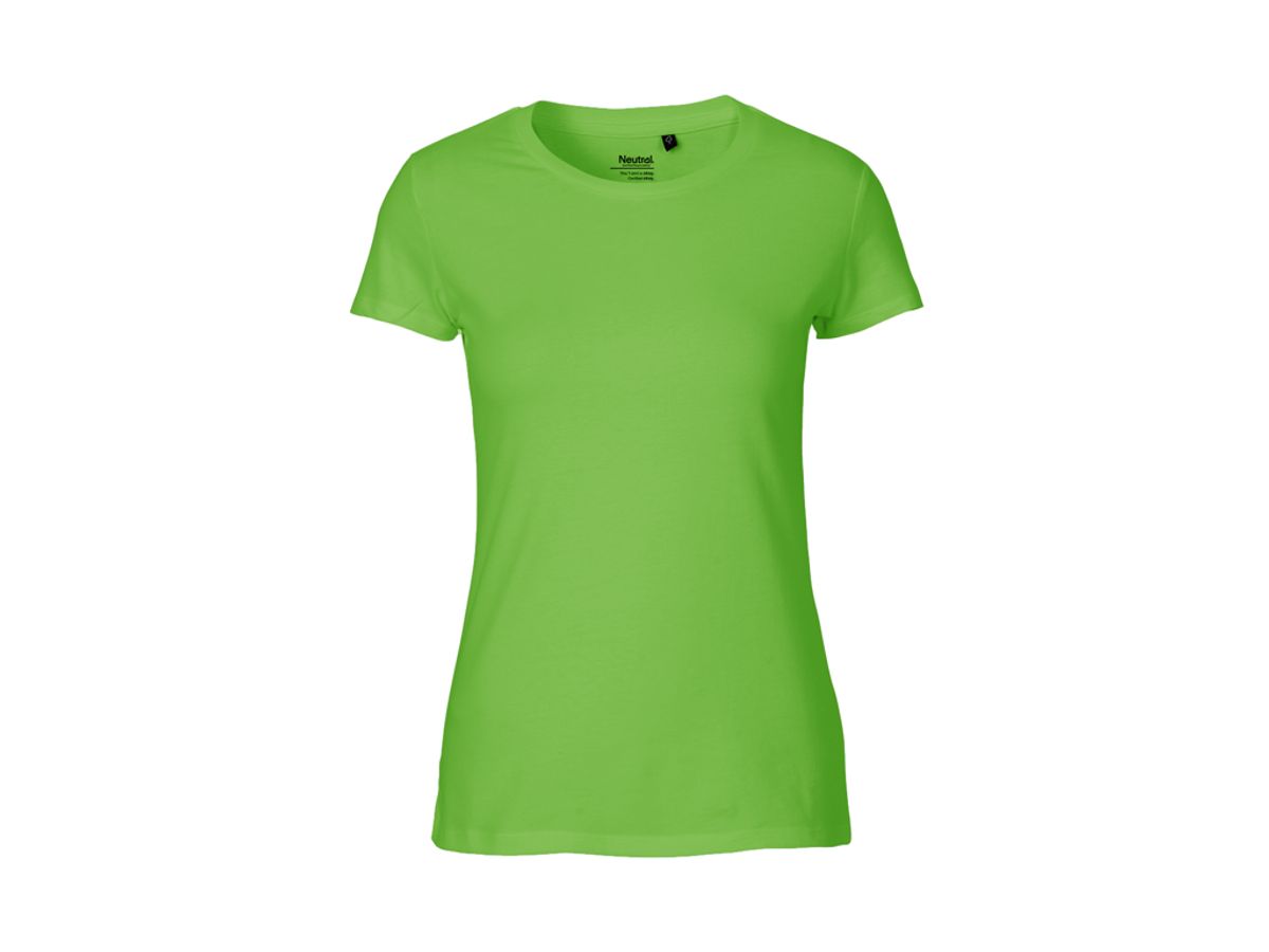 Dame Fit T-shirt Neutral O81001 str. S Lime