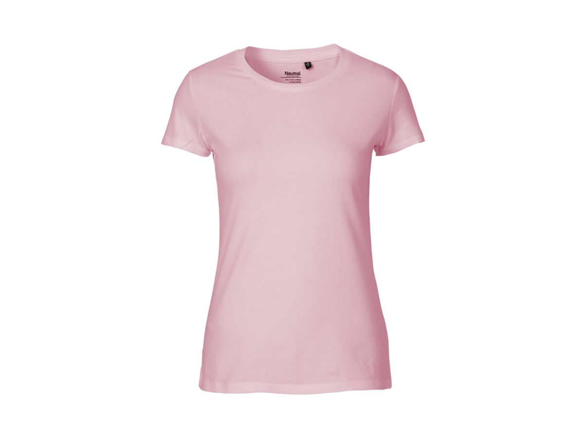 Dame Fit T-shirt Neutral O81001 str. XL Light Pink