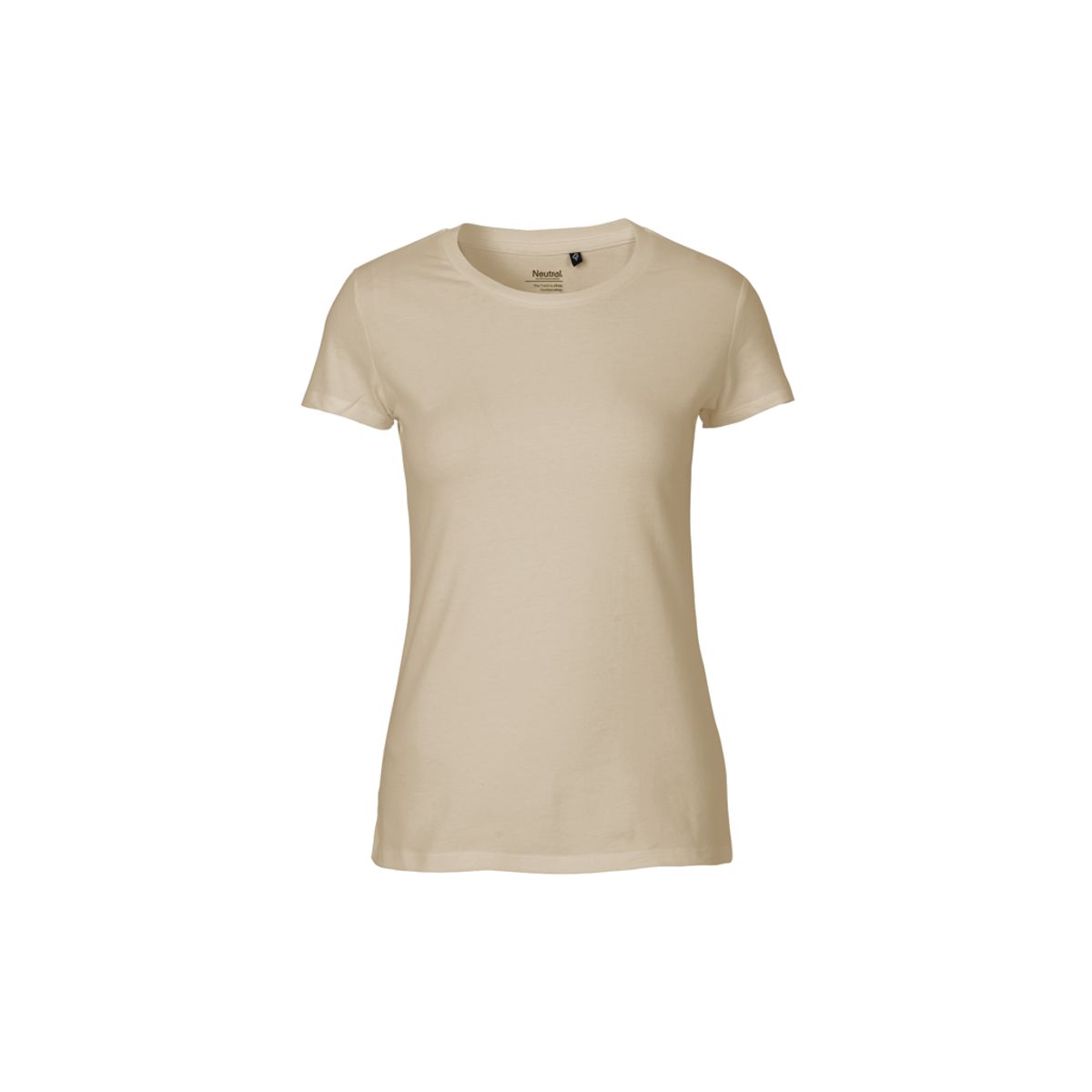 Dame Fit T-shirt Neutral O81001 str. XL Sand