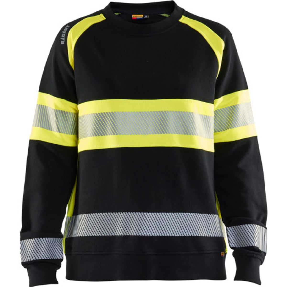 DAME HIGH VIS SWEATSHIRT SORT/