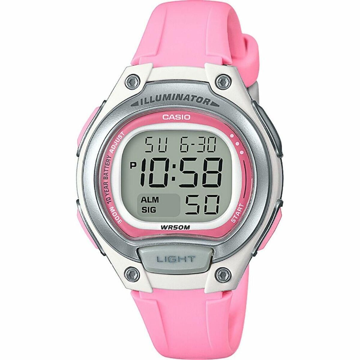 Dameur Casio ILLUMINATOR Pink (Ø 34 mm)