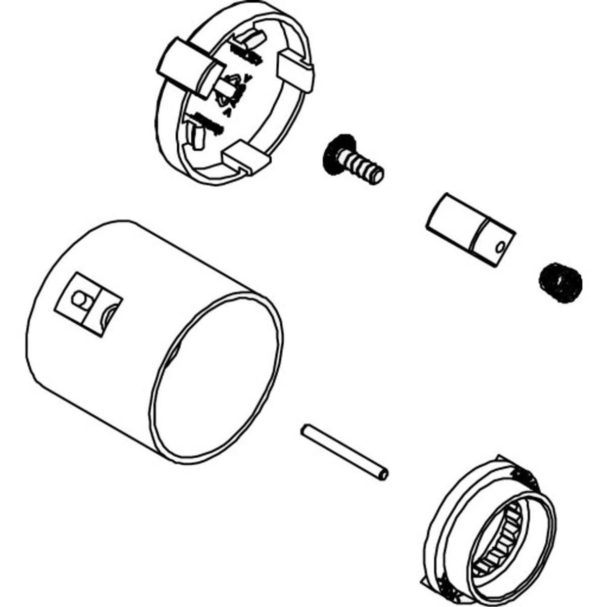 Damixa Håndtag Flow Regulering til Thermixa Zero