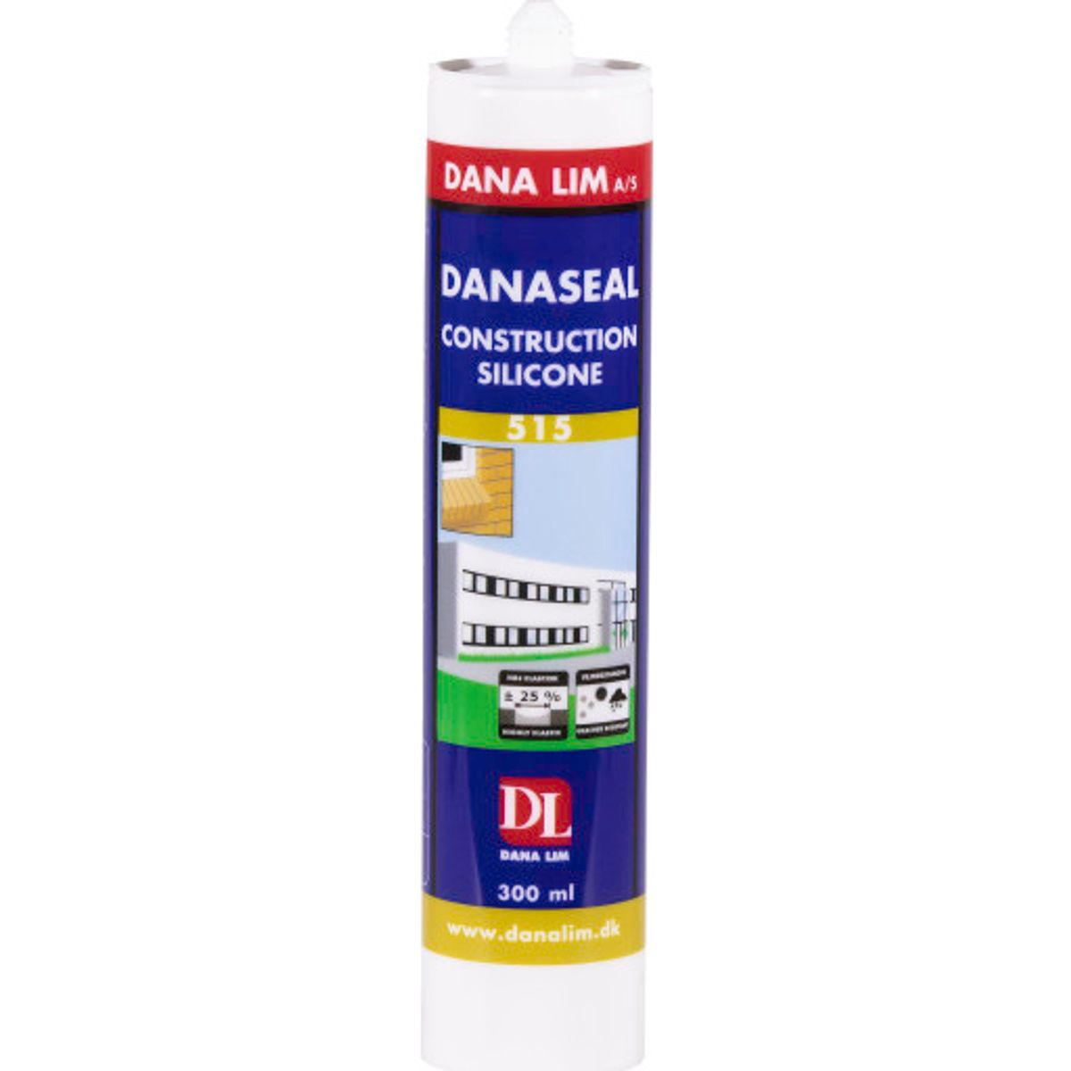 Dana Lim 515 byggesilicone 300 ml, transparent