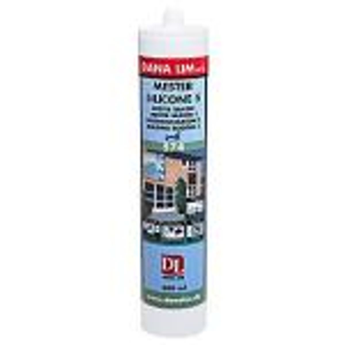 Dana Lim mestersilicone 574 hvid - 300 ml