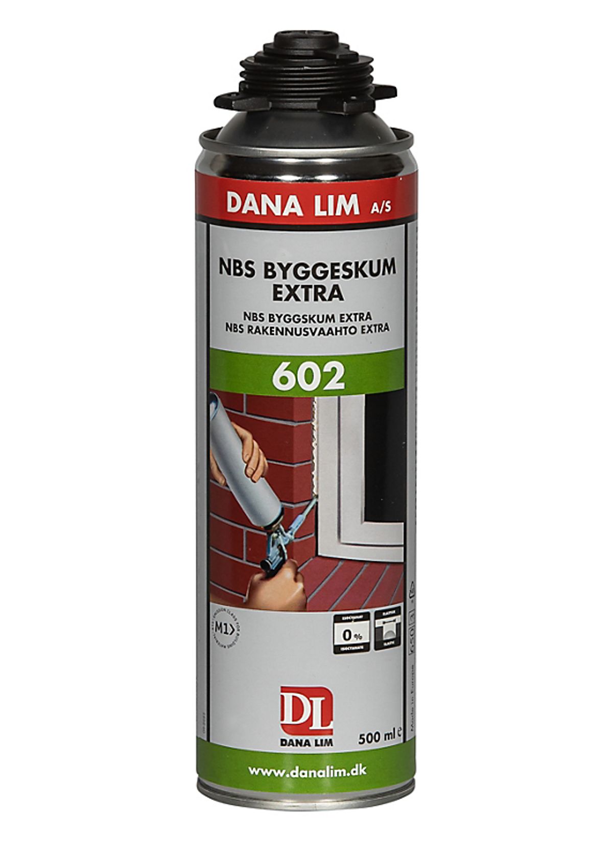 Dana Lim NBS byggeskum 500ml Extra 602, fugeskum isocyanatfri (kræver ikke cert.)