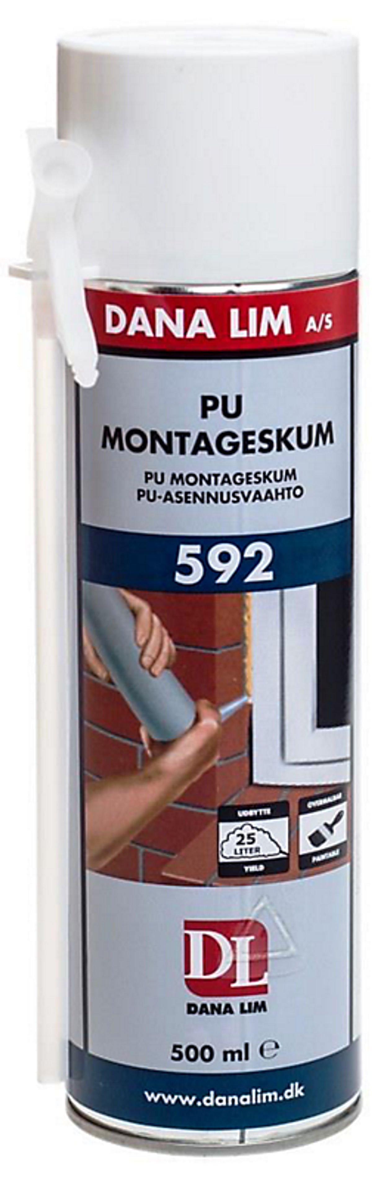 Dana Lim PU montageskum 592 gulbrun - 500 ml