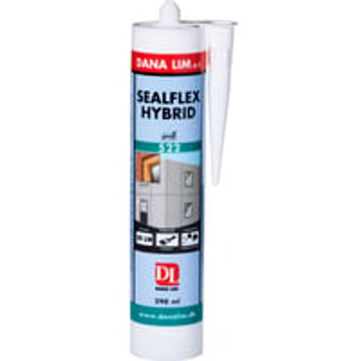 Dana Lim Sealflex Hybrid 522 - Fugemasse til fuger og ttning, 290 ml patron, brun