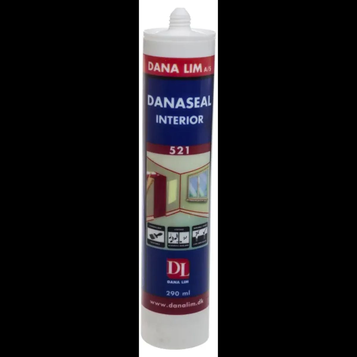 Danaseal Interior 521 Hvid 290ml