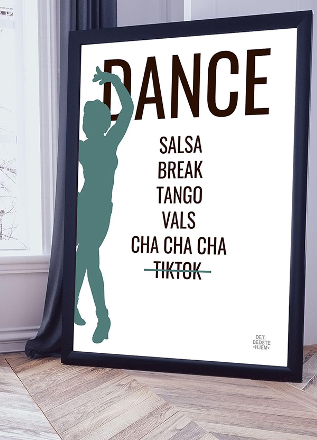 Dance-plakat - 70 x 100 cm - Kr. 349,-