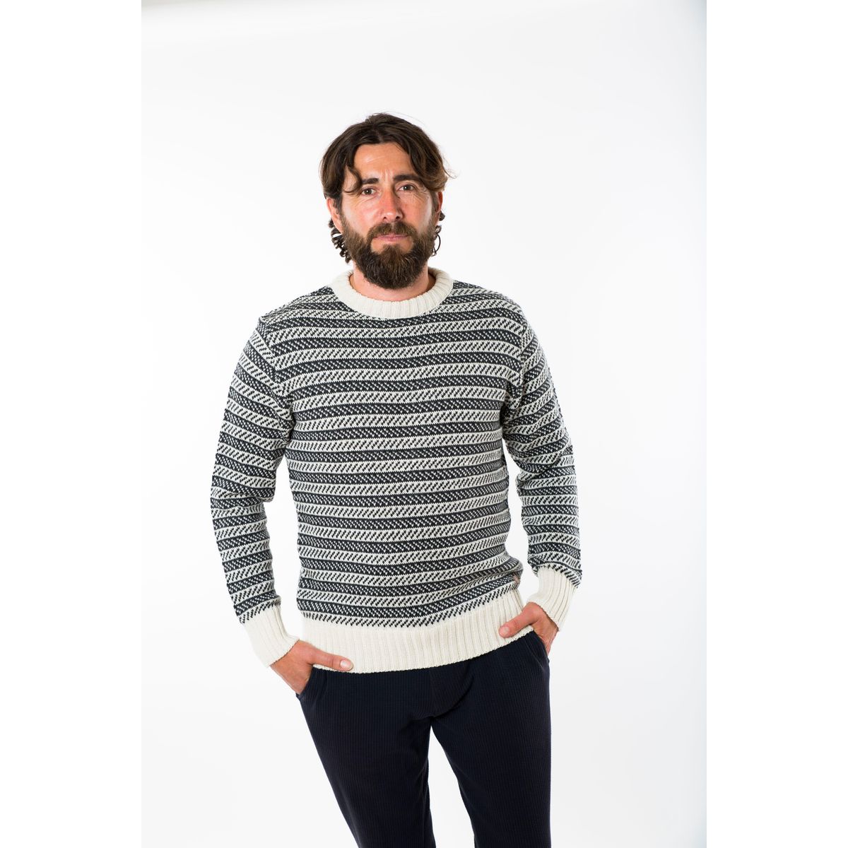 Dane Sweater - Fuza Wool - Coal