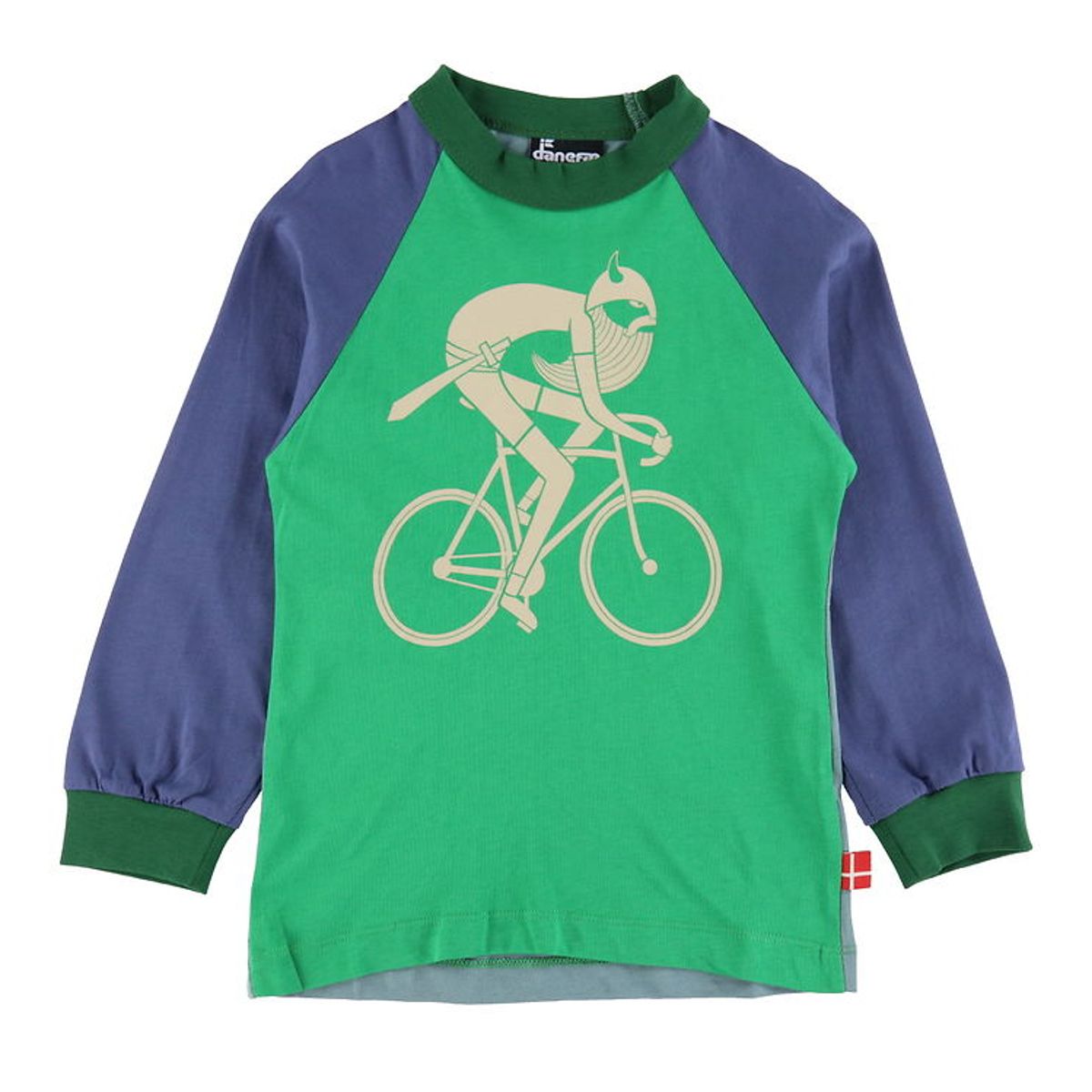 Danefæ Bluse - Danebasic Raglan - Multi 2 Biking Viking