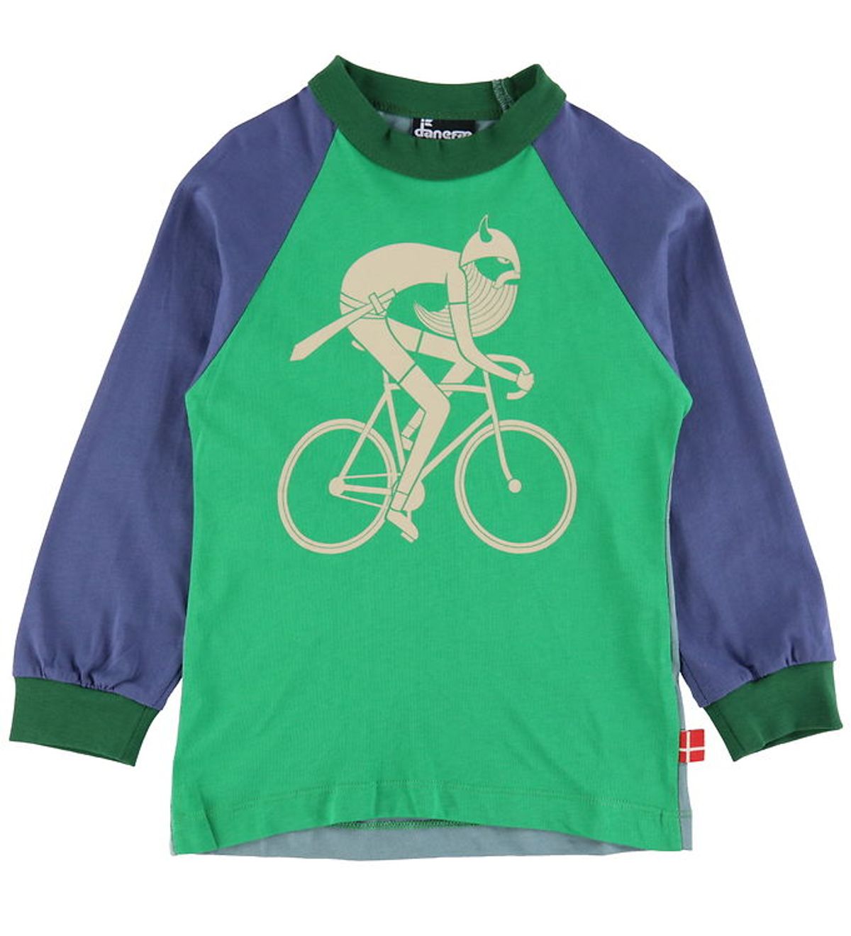 Danefæ Bluse - Danebasic Raglan - Multi 2 Biking Viking