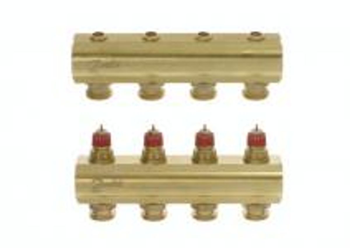 Danfoss FHF-4 gulvvarmemanifold 4+4