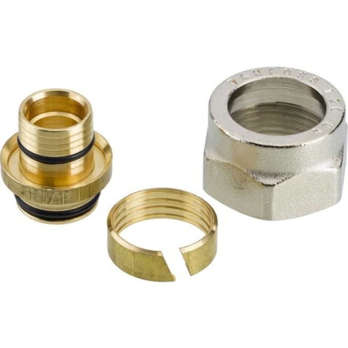 Danfoss Klemringsfittings til PEX plastrør 3/4" - 20x2,0 mm