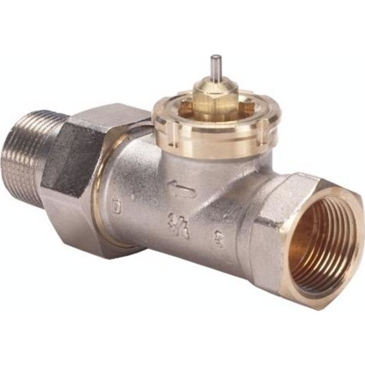 Danfoss RAV8 ventilhus 3/4", ligeløbende