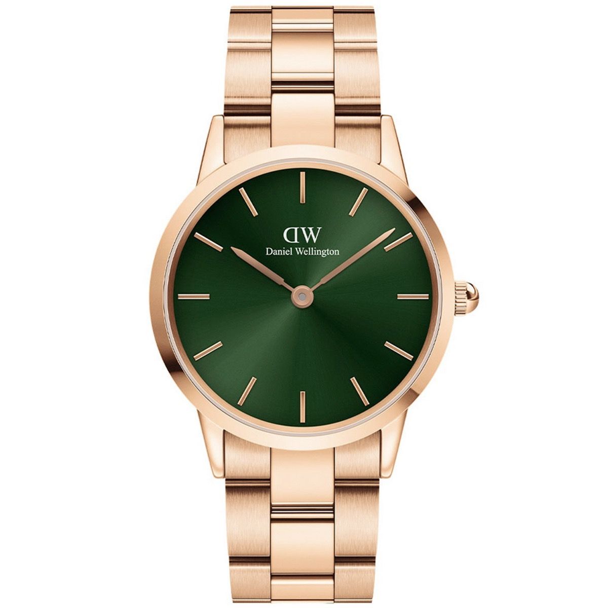 Daniel Wellington 28 MM Iconic Emerald Rose ADW00100421 Ur til Dame