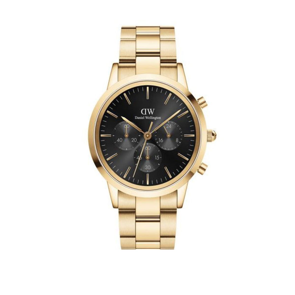 Daniel Wellington - Iconic Chronograph Link ur Guld PVD