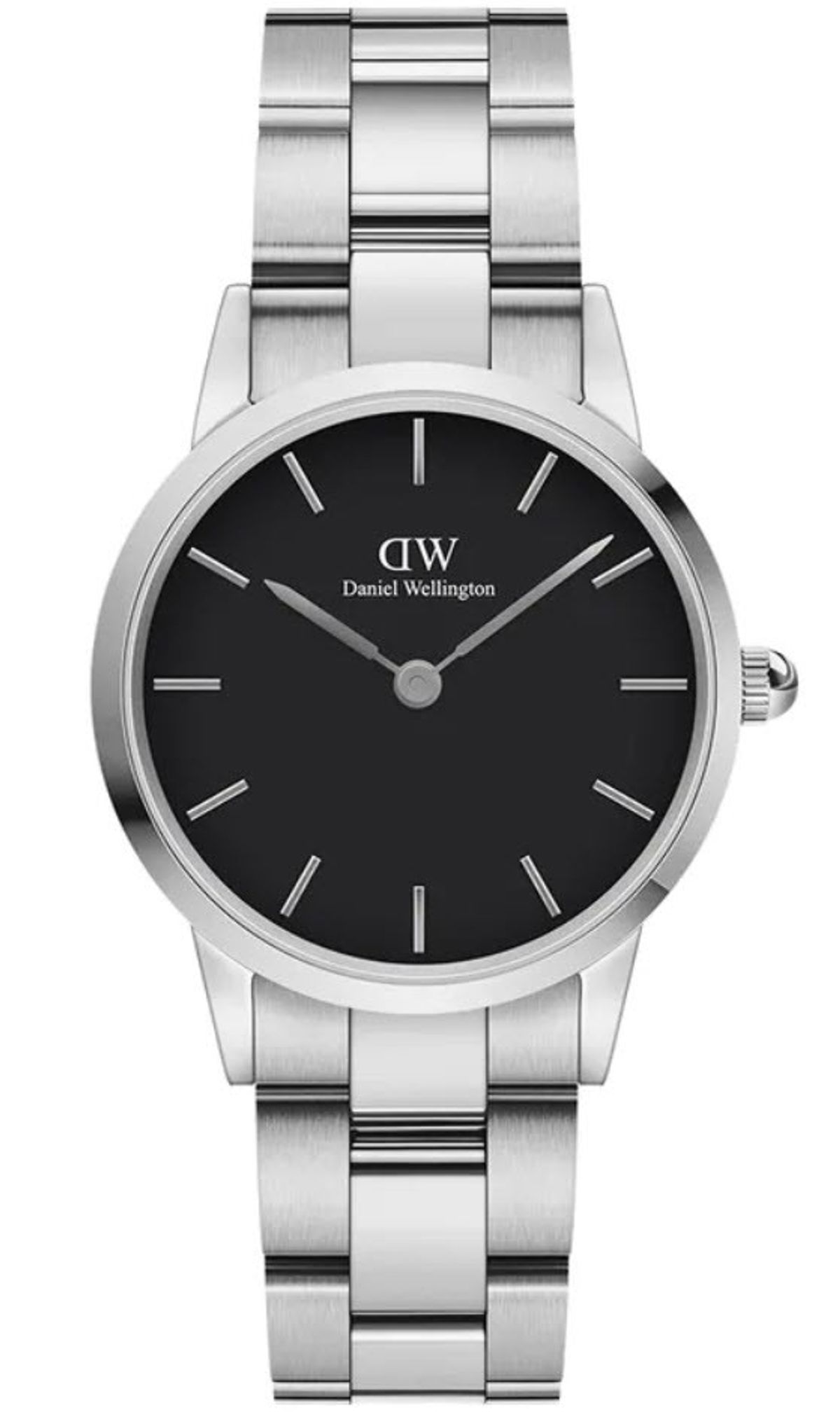 Daniel Wellington Iconic Link 28MM Silver Black Ur ADW00100208