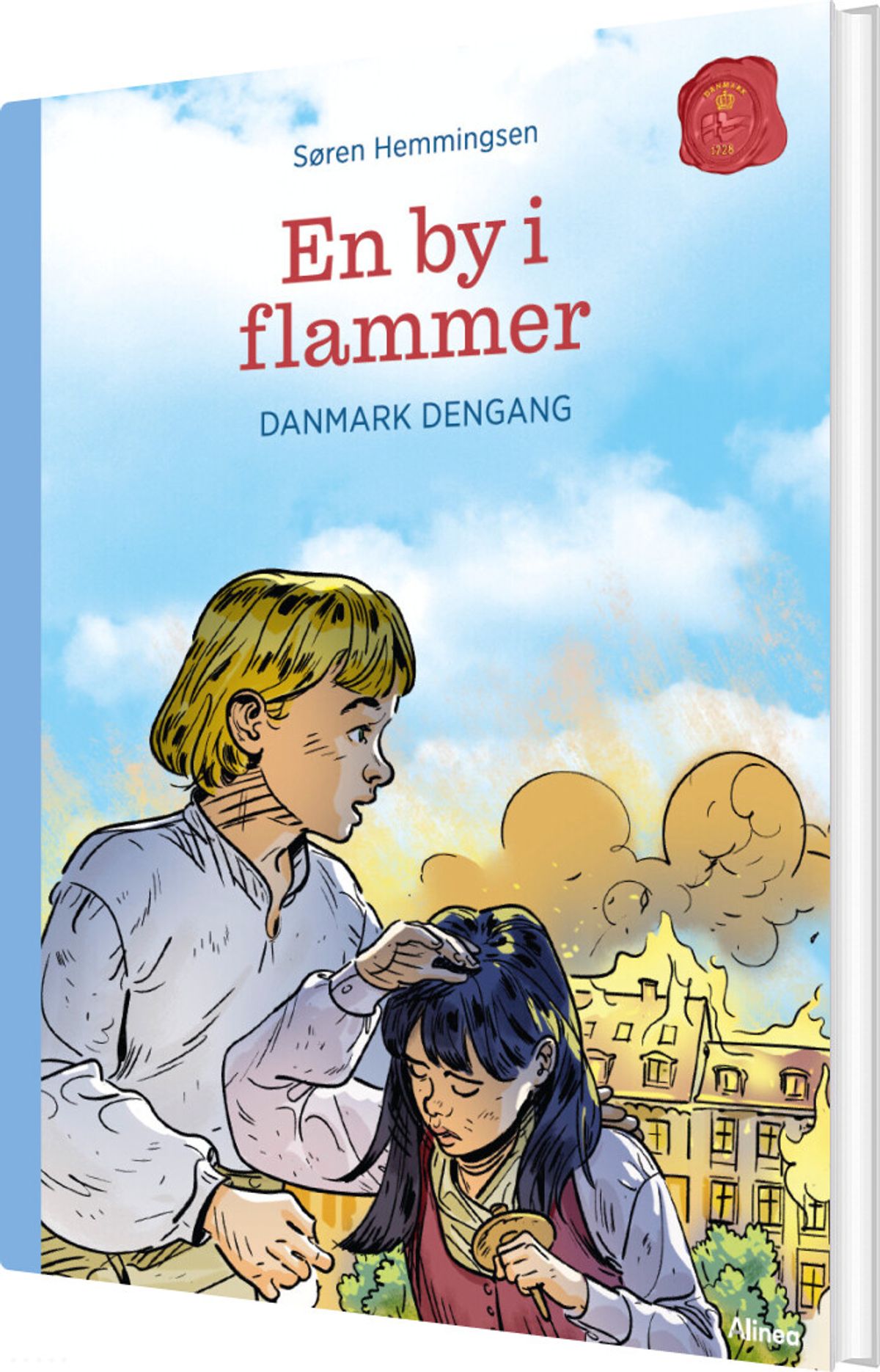 Danmark Dengang 8 - En By I Flammer, Blå Læseklub - Søren Elmerdahl Hemmingsen - Bog