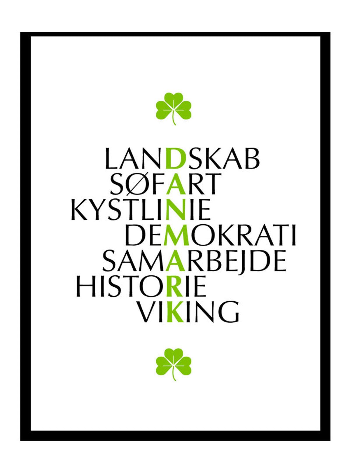 Danmark plakat