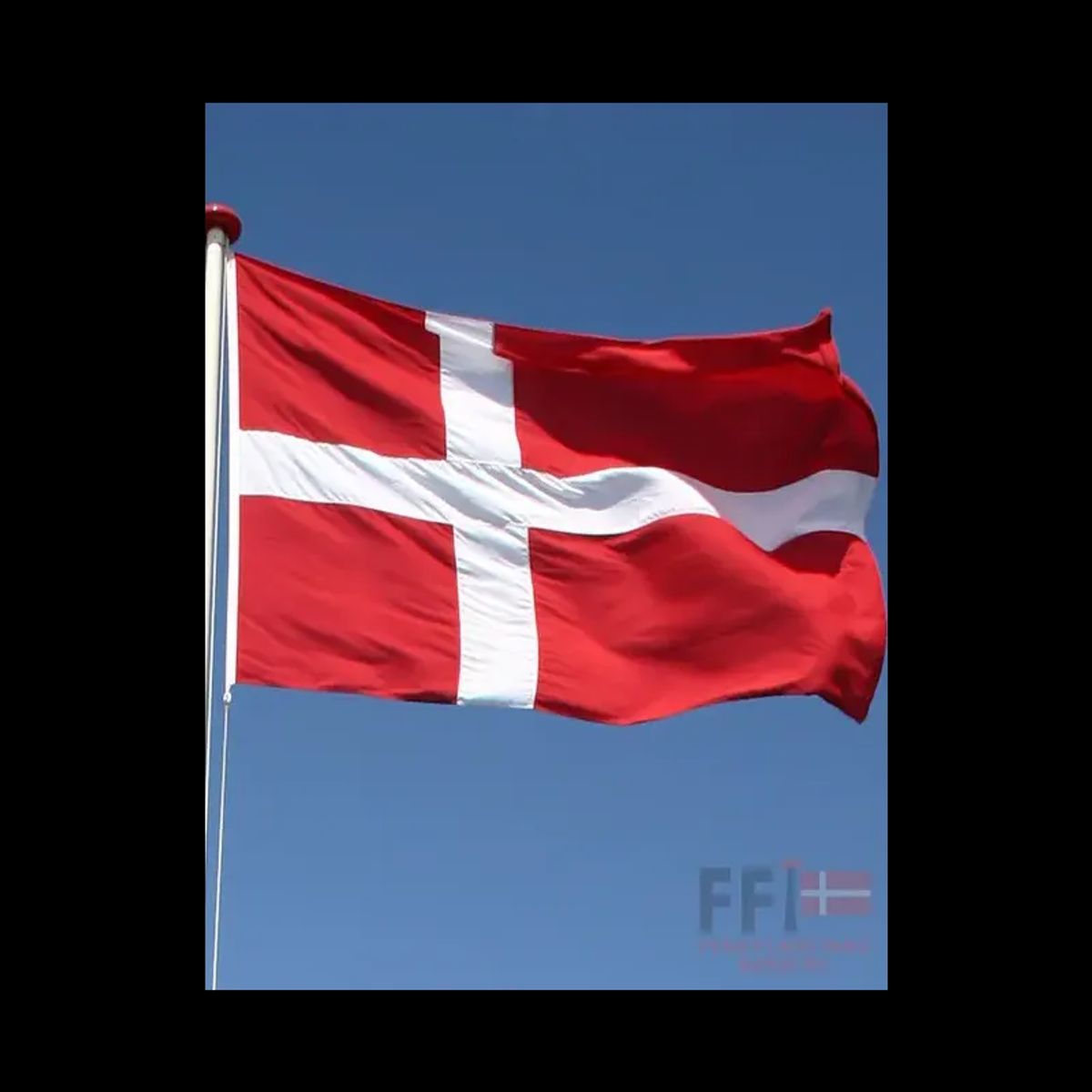 Dannebrogsflag Til 11 Meter Glasfiberflagstang