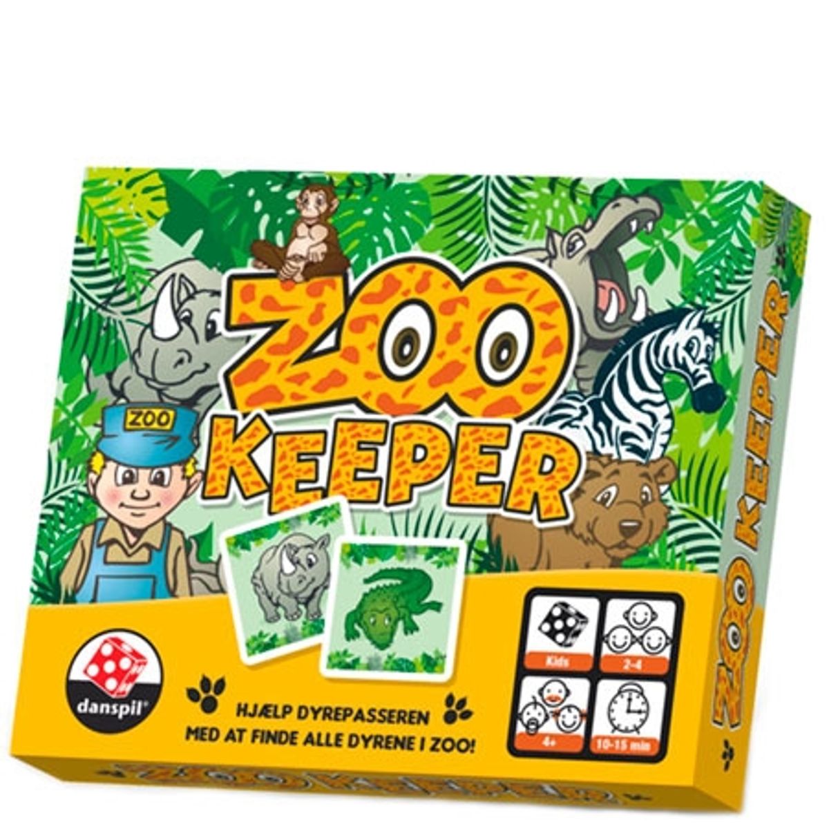 Danspil Zookeeper Huskespil