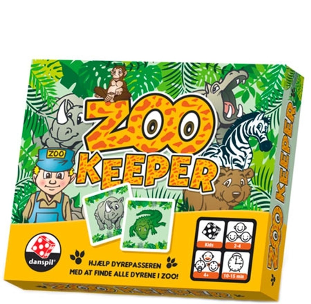 Danspil Zookeeper Huskespil