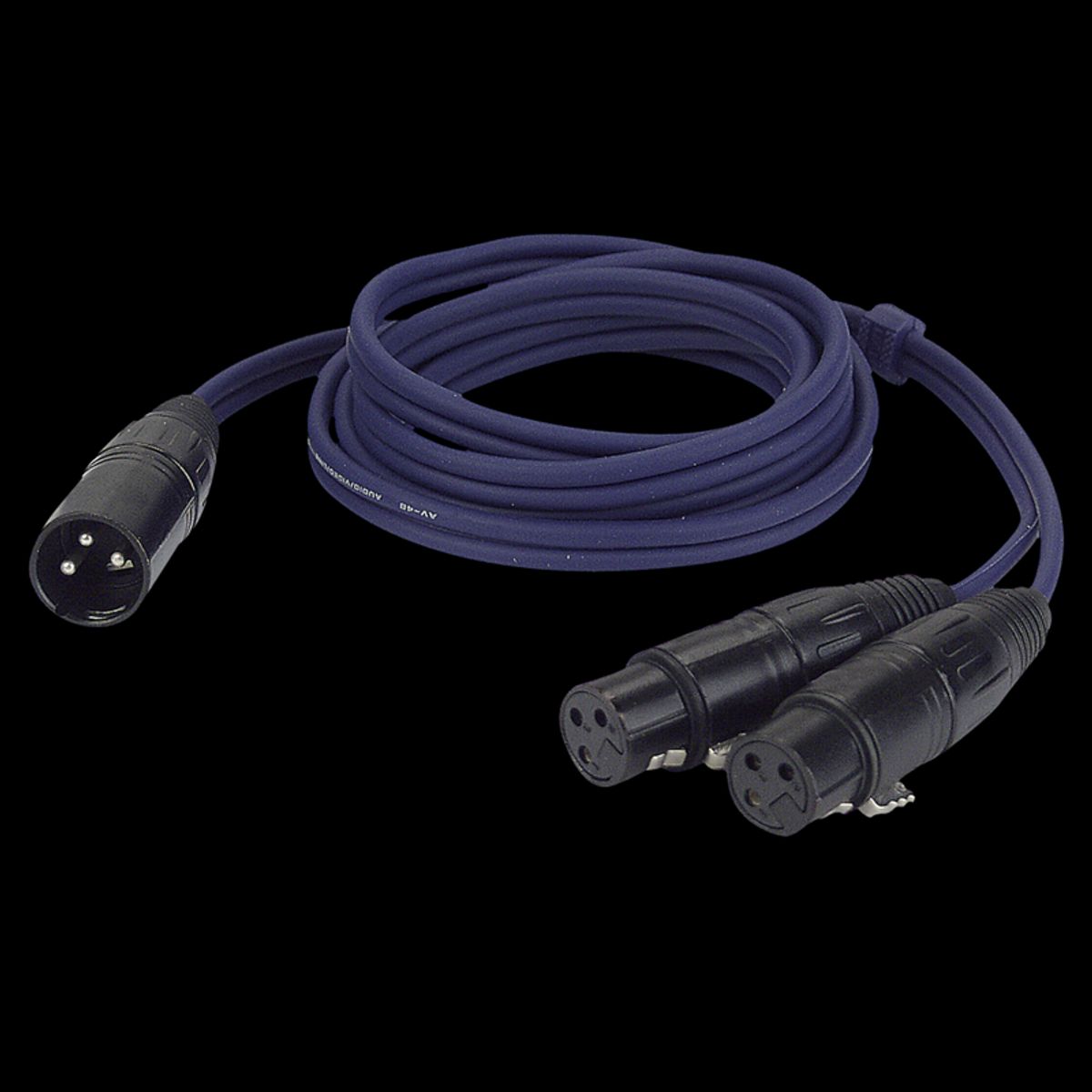 DAP FL38 - bal. XLR 3P, male to 2 x XLR 3P female 1.5 m