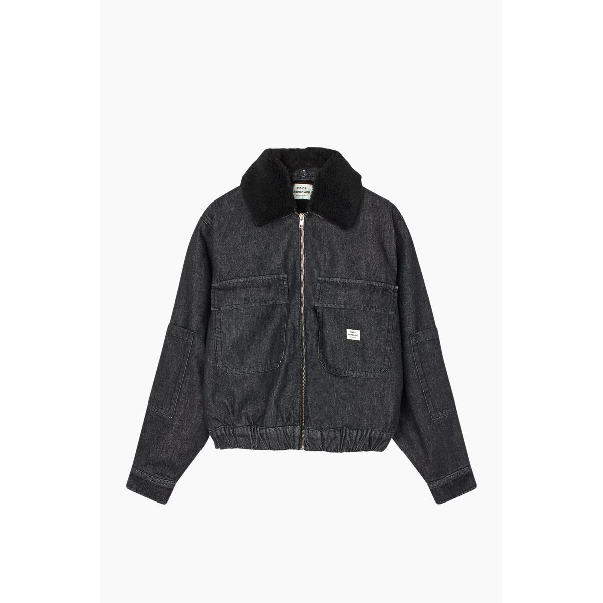 Dark Denim Sunny Jacket - Black - Mads Nørgaard - Sort M