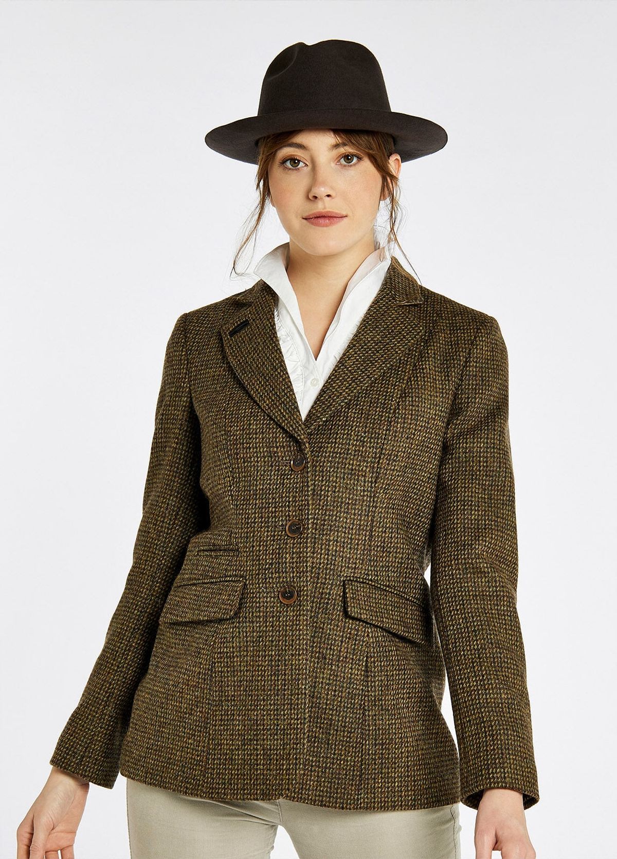 Darkhedge Ladies Tweed Jacket - Heath - 34 (UK8)