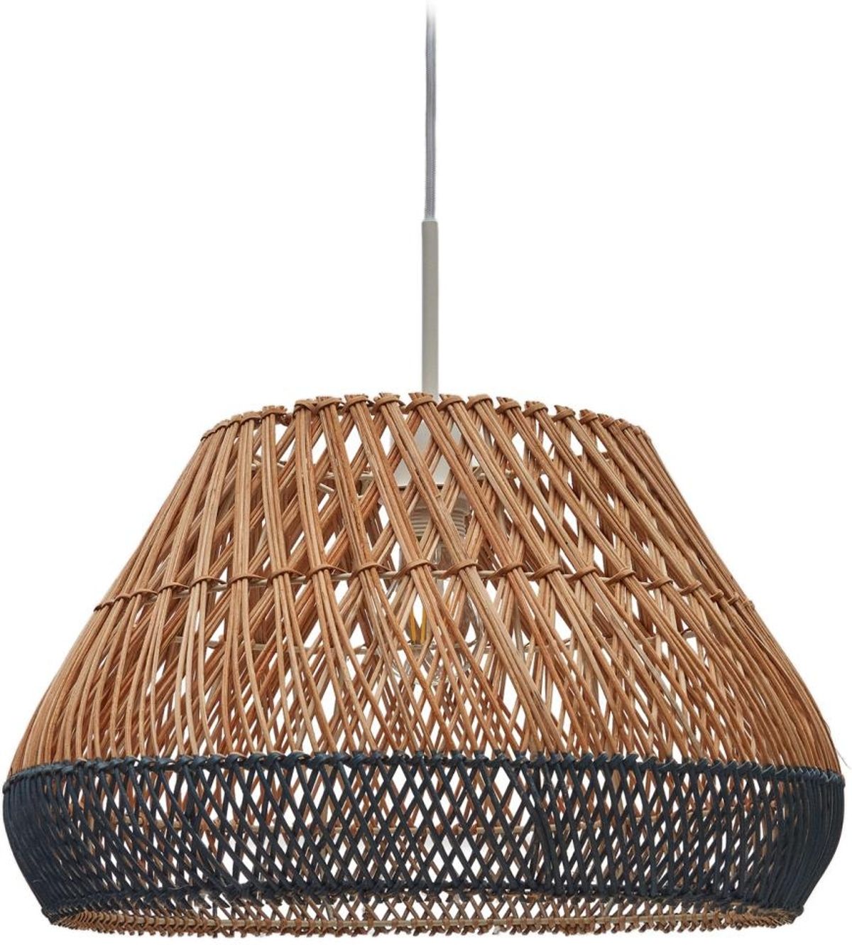 Daro, Pendel lampe, natur, syntetisk flet/rattan