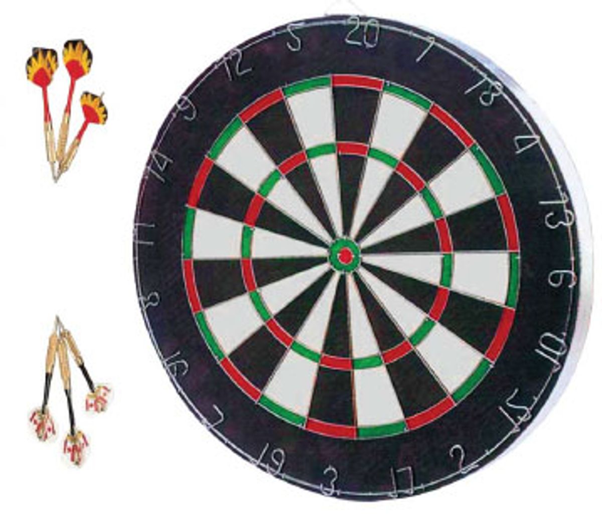 Dartspil ''PUB'' 46cm m/6 pile