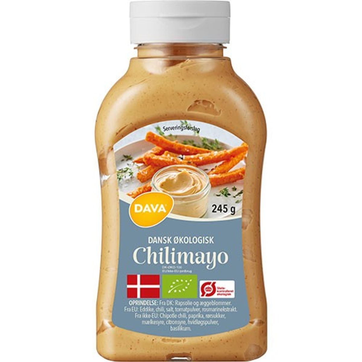 DAVA Chilimayo Økologisk - 245 gram