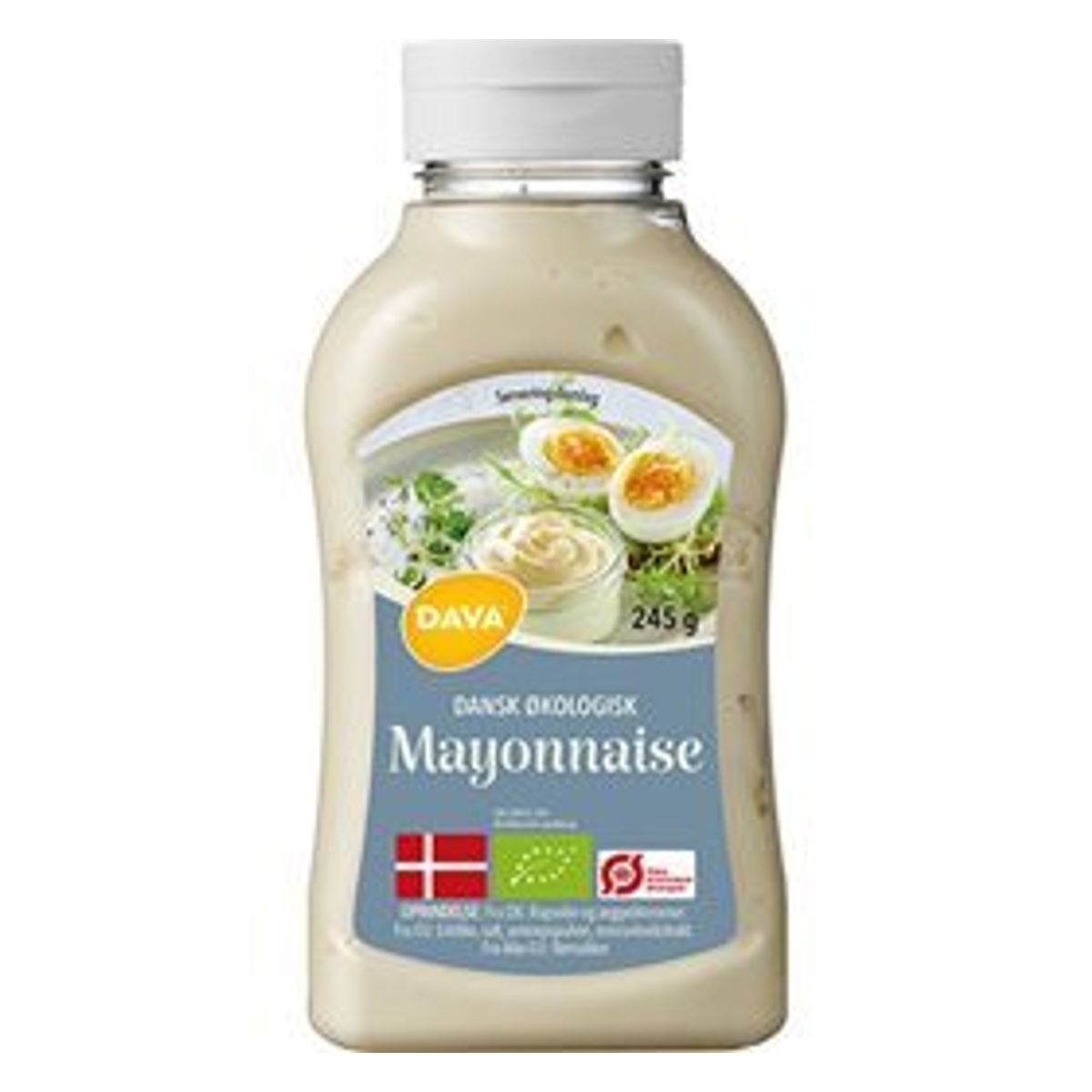 DAVA Mayonnaise Ø, 245g.