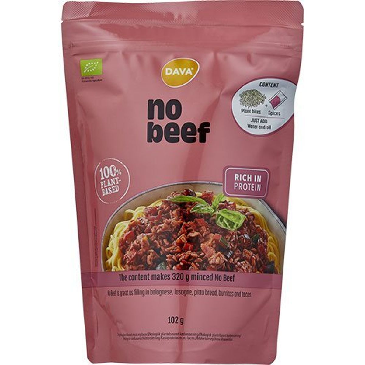 DAVA No Beef Ø, 102g.