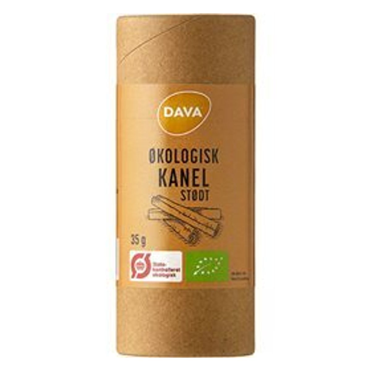 DAVA øko kanel, stødt Ø, 35g.