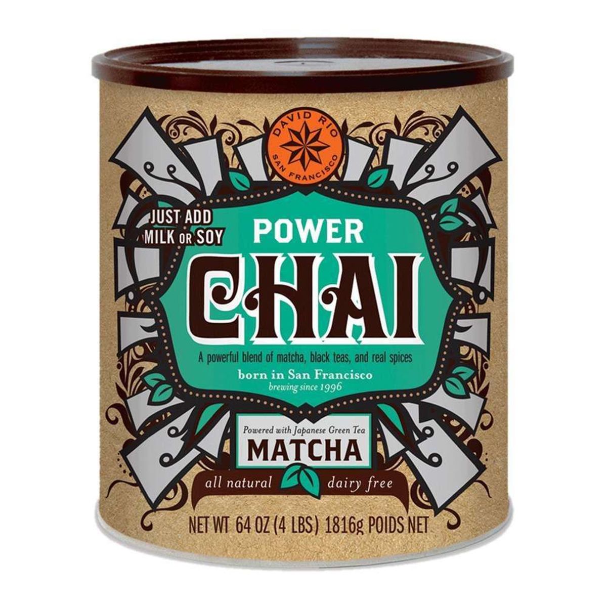 David Rio Power Matcha Chai 1,816 Kg.