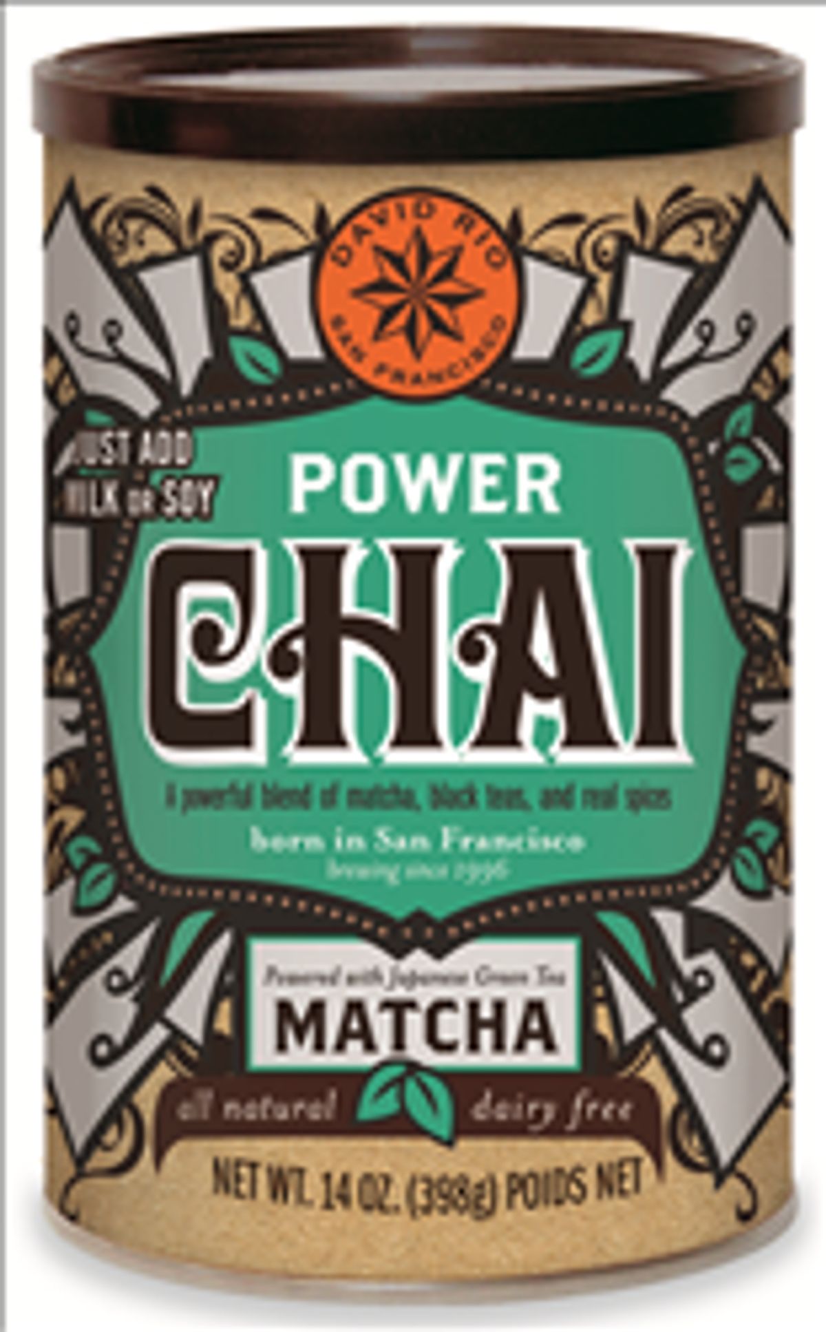 David Rio Power Matcha Chai 398g