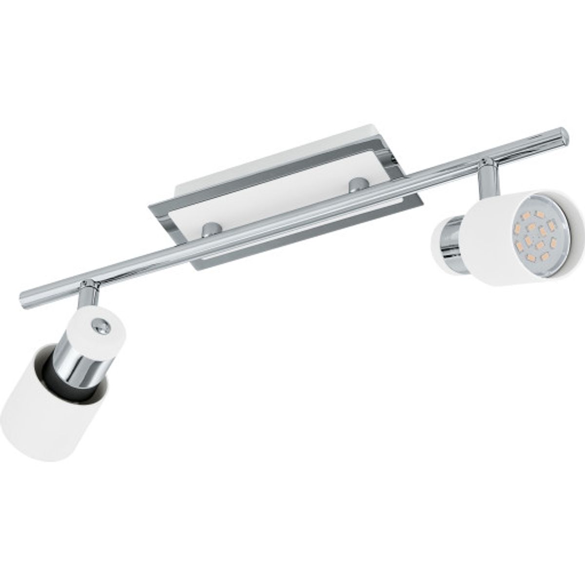 Davida LED Spot 2L 5W, krom/hvid