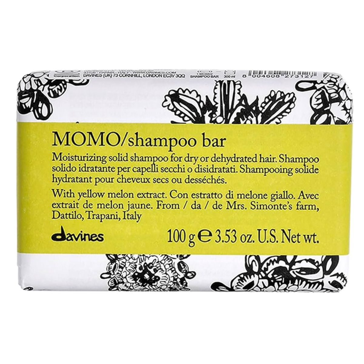 Davines Essential Momo Shampoo Bar, 100 g