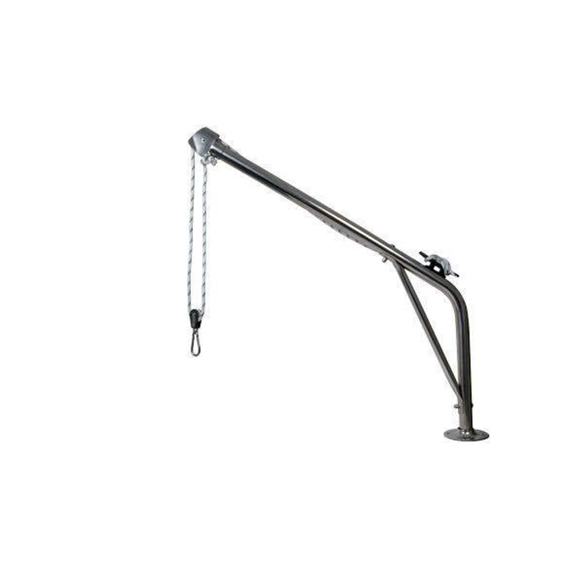 Davit Ø40mm til jolle max 85kg AISI 316 RF stål (SÆT) - 1194170