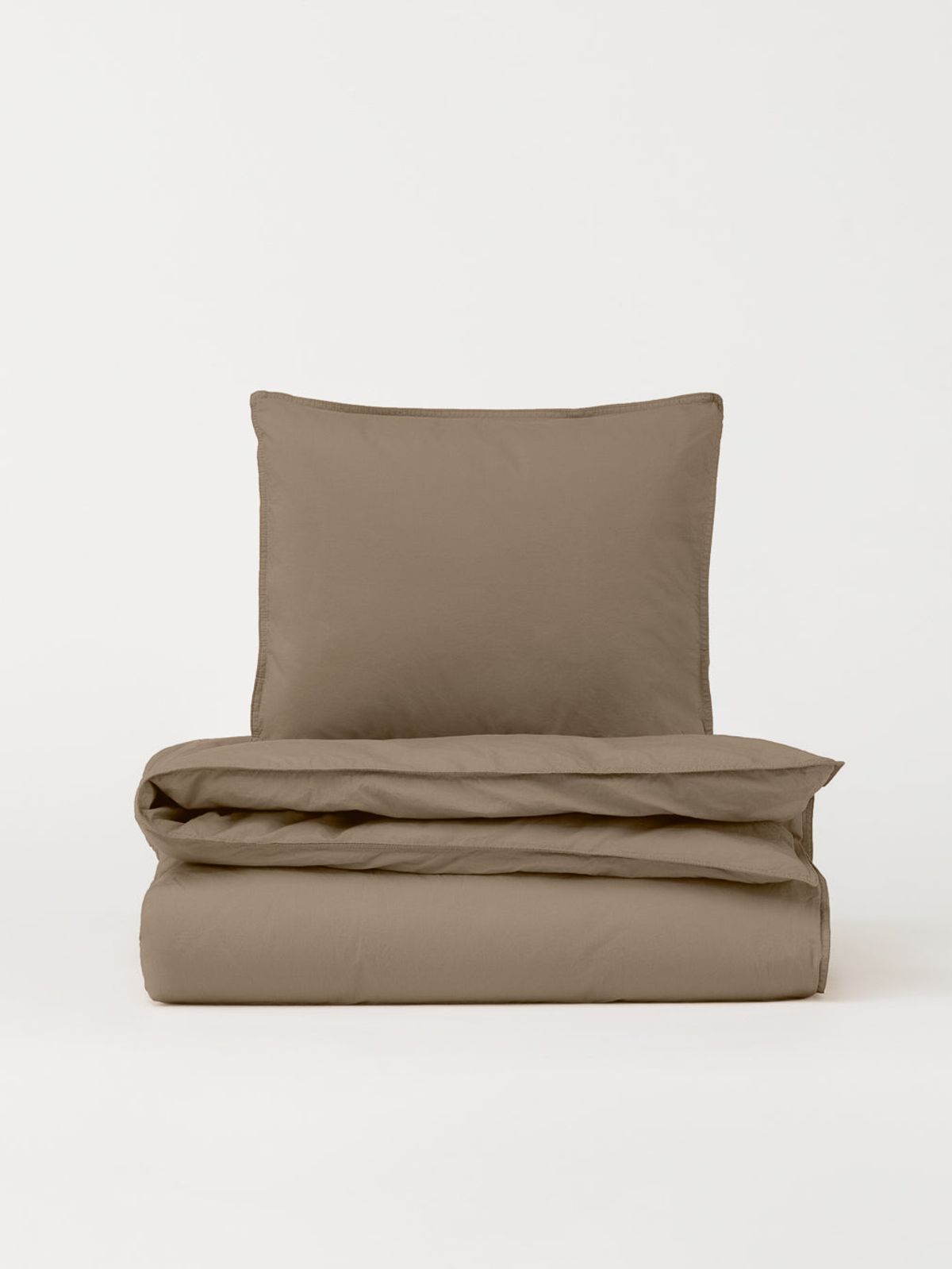 DAWN Percale Faconlagen (140x200x35) - Mocha Brown - 100% økologisk bomuld - Brunt