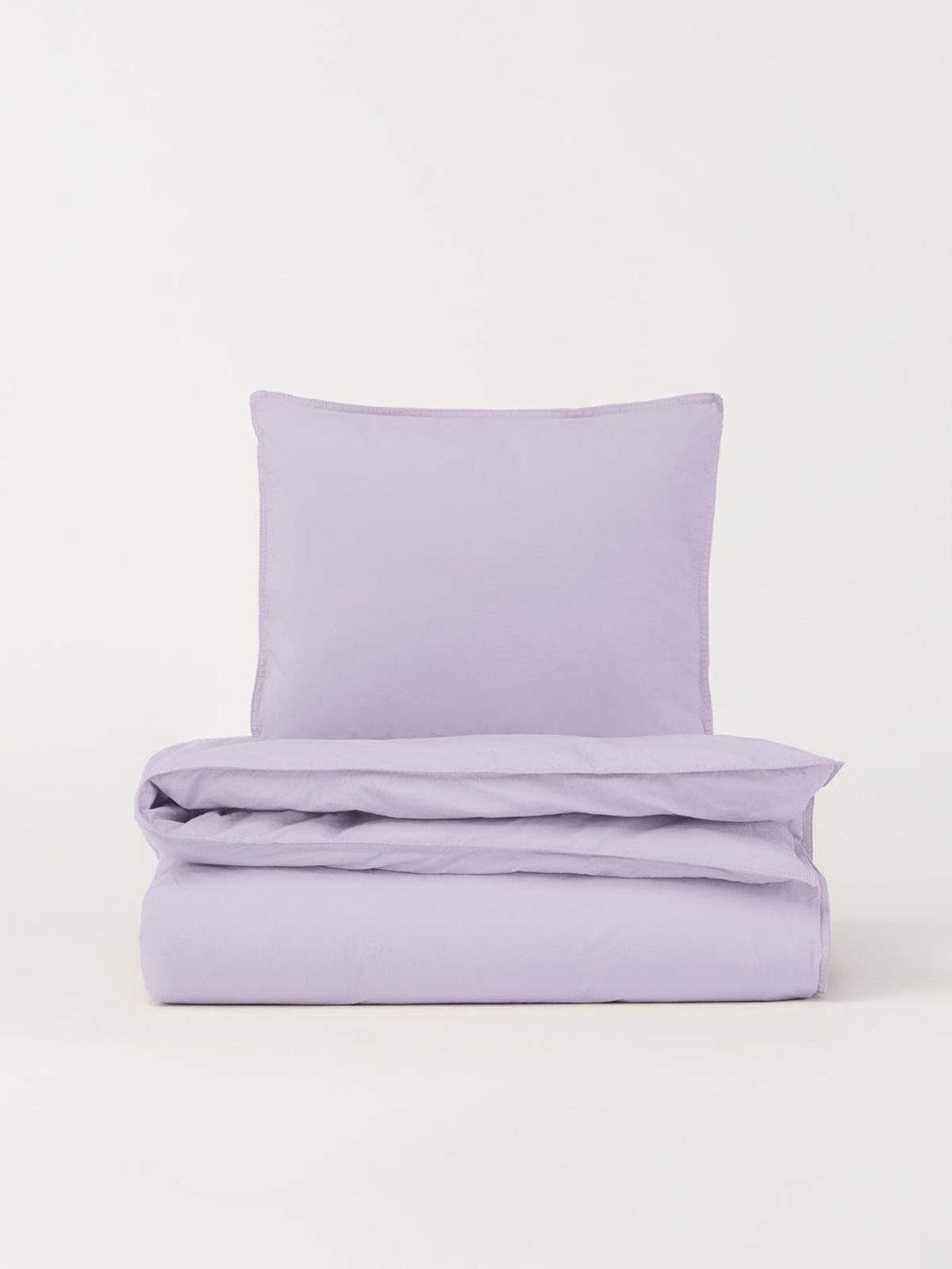 DAWN Percale Faconlagen (90x200x35) - Lavender Mist - 100% økologisk bomuld - Lavendel