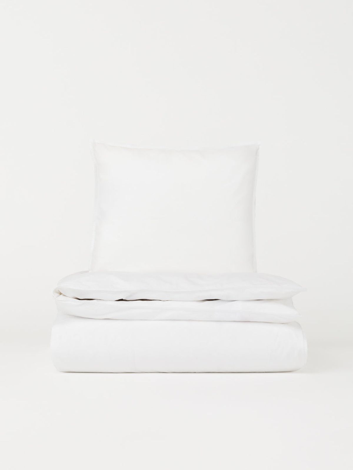 DAWN Percale Pudebetræk (50x70) - Bright White - 100% økologisk bomuld - Hvidt