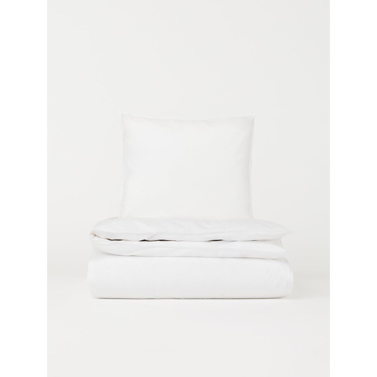 DAWN Percale sengetøj - Bright White - 200x200 cm - 100% økologisk bomuld - Hvidt