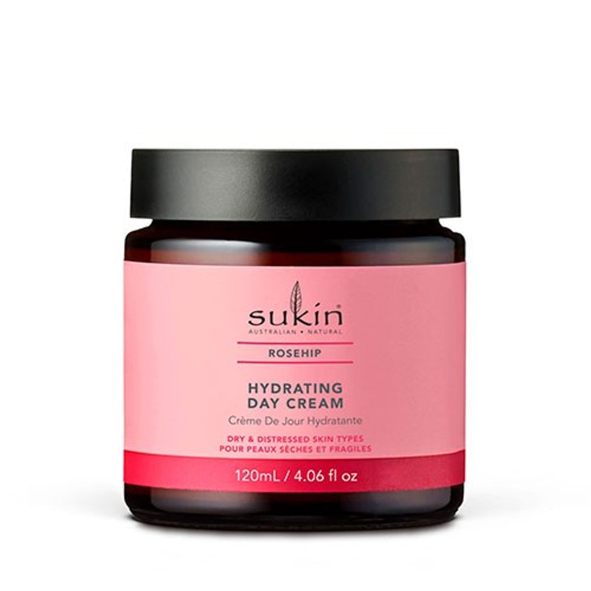 Day Cream Hydrating Rosehip - 120 ml - Sukin