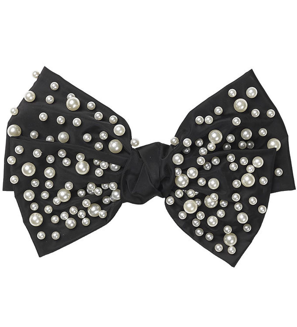 DAY ET Hårspænde - Pearl Bead Hair Bow - 20x11,5 cm - Black